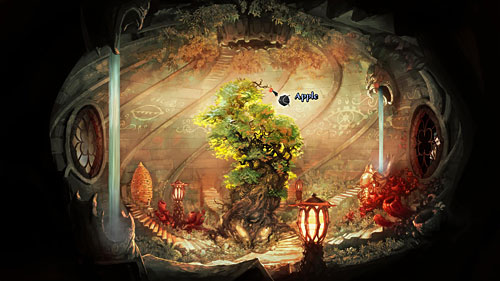 Look into the garden through the nearby rounded window - Three Impossible Tasks - The Dark Eye - Chains of Satinav - Game Guide and Walkthrough