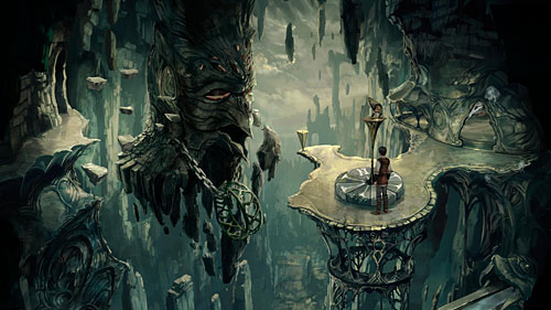 Go through the Queens chambers to the upper level - Three Impossible Tasks - The Dark Eye - Chains of Satinav - Game Guide and Walkthrough