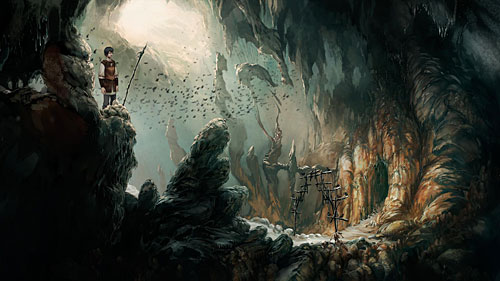 Examine pile of rubble - The Harp - The Dark Eye - Chains of Satinav - Game Guide and Walkthrough