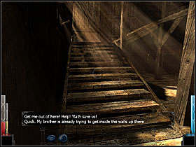 Left from entree, quickly! - The Gate of Stonehelm #1 - Chapter 1: The Gate of Stonehelm - Dark Messiah of Might and Magic - Game Guide and Walkthrough