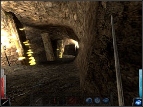 Go ahead through the corridor. - Dead Man's Trail #4 - Chapter 3: Dead Man's Trail - Dark Messiah of Might and Magic - Game Guide and Walkthrough