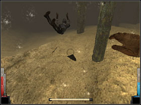 He is drowning! - Across the Sea of Blood #1 - Chapter 4: Across the Sea of Blood - Dark Messiah of Might and Magic - Game Guide and Walkthrough