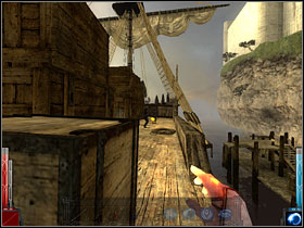 Fire will refine the deck from Blacks. - Across the Sea of Blood #3 - Chapter 4: Across the Sea of Blood - Dark Messiah of Might and Magic - Game Guide and Walkthrough