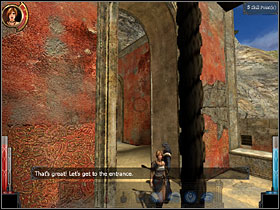 Leanna and Tergon go inside the Temple. - The Temple of the Spider #1 - Chapter 5: The Temple of the Spider - Dark Messiah of Might and Magic - Game Guide and Walkthrough