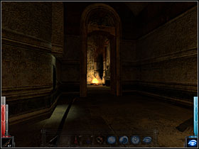 Go straight ahead. - The Temple of the Spider #3 - Chapter 5: The Temple of the Spider - Dark Messiah of Might and Magic - Game Guide and Walkthrough