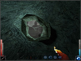 Go through the hole in the wall. - The Temple of the Spider #5 - Chapter 5: The Temple of the Spider - Dark Messiah of Might and Magic - Game Guide and Walkthrough