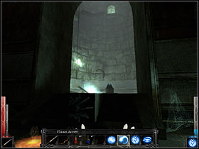 The turret's entree - The Temple of the Spider #5 - Chapter 5: The Temple of the Spider - Dark Messiah of Might and Magic - Game Guide and Walkthrough