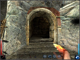 The staircase leads on the higher level. - The Temple of the Spider #8 - Chapter 5: The Temple of the Spider - Dark Messiah of Might and Magic - Game Guide and Walkthrough