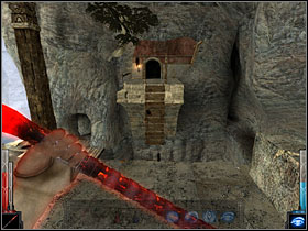 The gangway has been destroyed... Damn! - The Temple of the Spider #8 - Chapter 5: The Temple of the Spider - Dark Messiah of Might and Magic - Game Guide and Walkthrough