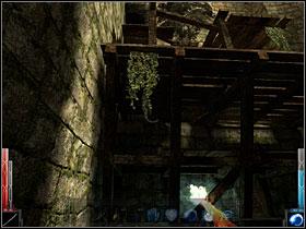 Go to the wooden construction. - Fire in the Blood #4 - Chapter 7: Fire in the Blood - Dark Messiah of Might and Magic - Game Guide and Walkthrough