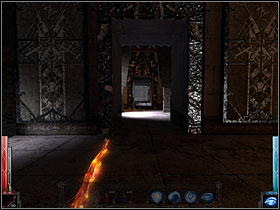 This corridor is very long... - In the House of Ashes #2 - Chapter 8: In the House of Ashes - Dark Messiah of Might and Magic - Game Guide and Walkthrough