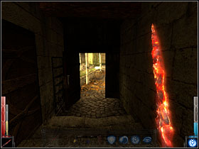 Go through the gate. - City of Flame #2 - Chapter 9: City of Flame - Dark Messiah of Might and Magic - Game Guide and Walkthrough