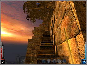 Go upstairs.. - City of Flame #3 - Chapter 9: City of Flame - Dark Messiah of Might and Magic - Game Guide and Walkthrough