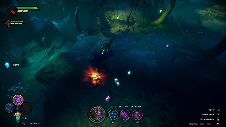 You can attack enemies while riding a horse - Horses in Darksiders Genesis - Basics - Darksiders Genesis Guide