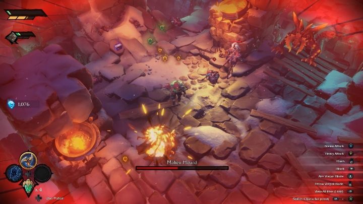 War can block enemy strikes, so he can be considered as a tank while fighting with large groups of opponents - The differences between heroes in Darksiders Genesis - Basics - Darksiders Genesis Guide