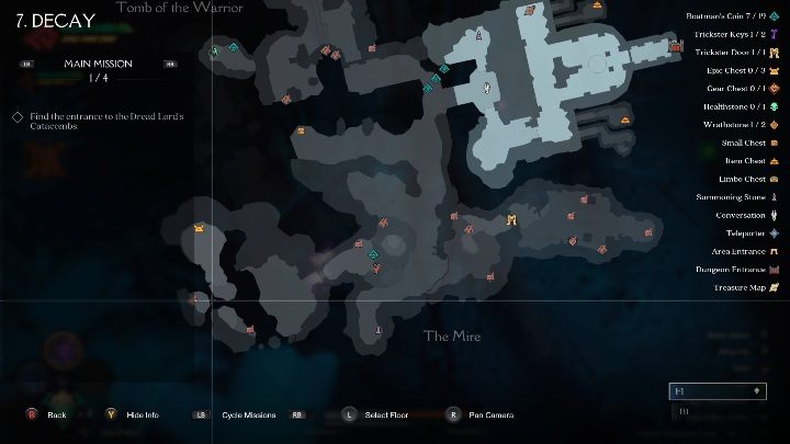 Simply pick up that map and you will see the whole location, with treasures and passages marked on it - How to get a map in Darksiders Genesis? - The map and the game world - Darksiders Genesis Guide