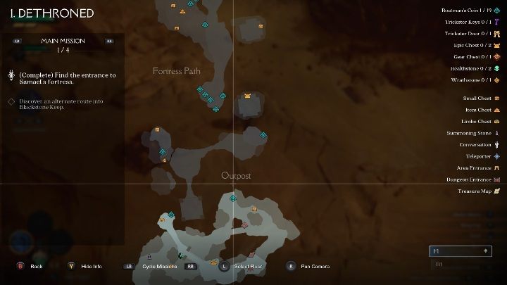 Having a complete map is useful in exploration - How to get a map in Darksiders Genesis? - The map and the game world - Darksiders Genesis Guide