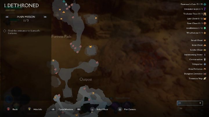 However, if you return to a location where you already found a map, it will be available - How to get a map in Darksiders Genesis? - The map and the game world - Darksiders Genesis Guide