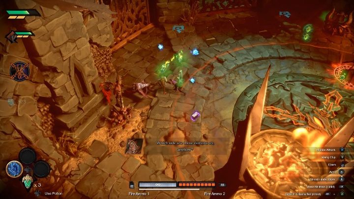 Switching characters is one of the main mechanics of Darksiders Genesis - Combat system in Darksiders Genesis - Heroes development and combat - Darksiders Genesis Guide