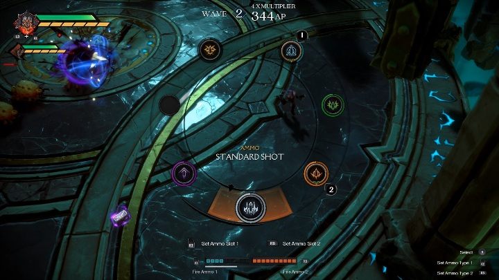 Each ammo/sword affects the behavior of the weapon - Combat system in Darksiders Genesis - Heroes development and combat - Darksiders Genesis Guide