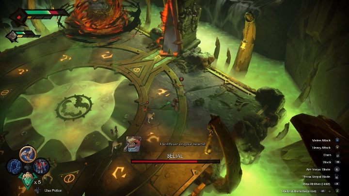 Belial can also summon allies - Belial - chapter 9 | Boss in Darksiders Genesis - Bosses and mini-bosses - Darksiders Genesis Guide