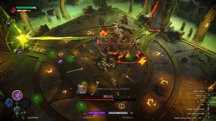 Kill Belial to complete this chapter - Belial - chapter 9 | Boss in Darksiders Genesis - Bosses and mini-bosses - Darksiders Genesis Guide