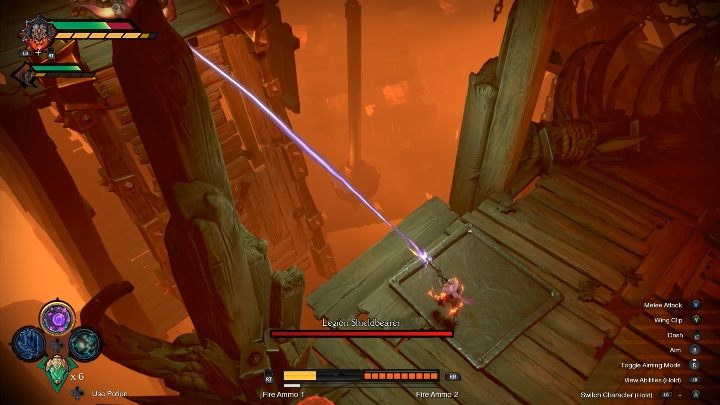 If you dont defeat the bosss allies, you wont be able to deal damage to Legion Shieldbearer - Legion Shieldbearer - chapter 14 | Boss in Darksiders Genesis - Bosses and mini-bosses - Darksiders Genesis Guide