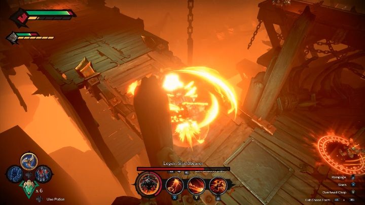 The boss doesnt have many health points - Legion Shieldbearer - chapter 14 | Boss in Darksiders Genesis - Bosses and mini-bosses - Darksiders Genesis Guide