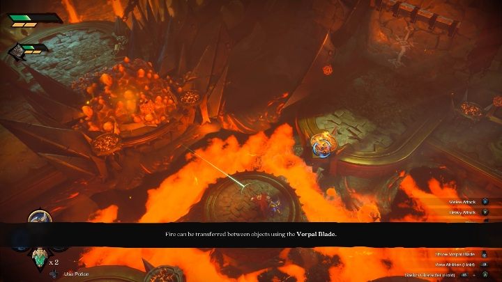 Do the same with the other two signs - How to get to the boss Chapter 2 - Puzzles - Darksiders Genesis Guide