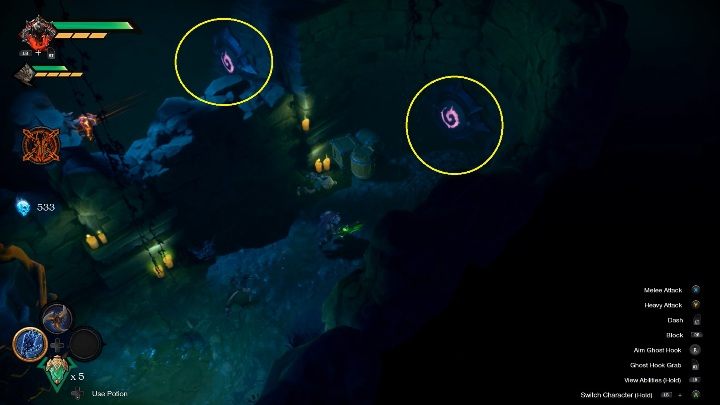 To get the crystal key, you must first open the portal - How to get crystal keys Chapter 7 in Darksiders Genesis? - Puzzles - Darksiders Genesis Guide