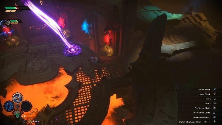 If some of the buttons are active, you must deactivate them - How to open the gate Chapter 6 in Darksiders Genesis? - Puzzles - Darksiders Genesis Guide