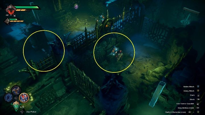 Use the lever again - Maze in Chapter 7 in Darksiders Genesis? - Puzzles - Darksiders Genesis Guide