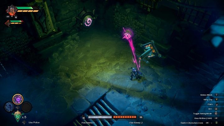 When you get to this part of the maze, open the second portal - Maze in Chapter 7 in Darksiders Genesis? - Puzzles - Darksiders Genesis Guide