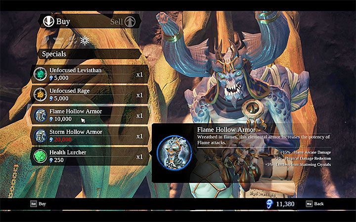 New armor must be purchased, and this option is not available from the beginning of the game - How do I get new armor in Darksiders 3? - FAQ - Darksiders 3 Guide
