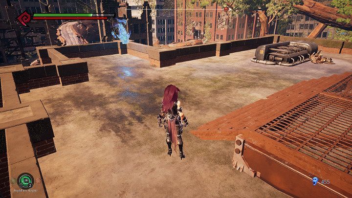 When you are on the roof of a building, pay attention to a stray blue soul - Haven | Darksiders 3 Walkthrough - Walkthrough - Darksiders 3 Guide