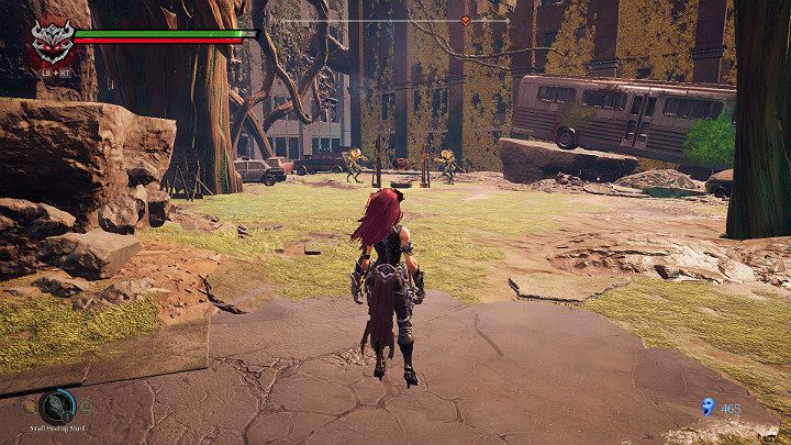 Then finish off two enemies feasting by the fire - Haven | Darksiders 3 Walkthrough - Walkthrough - Darksiders 3 Guide