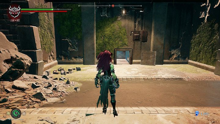 Continue your journey with a narrow passage in the wall - Haven | Darksiders 3 Walkthrough - Walkthrough - Darksiders 3 Guide