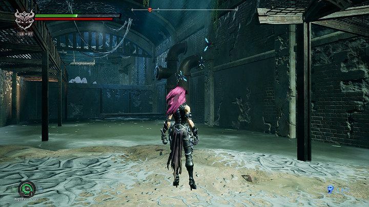Another new type of opponent is flying insects, who like to stick to walls or other objects and wait for their prey - Nether | Darksiders 3 Walkthrough - Walkthrough - Darksiders 3 Guide