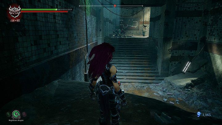 Turn towards the subway and get ready to fight another opponent - Nether | Darksiders 3 Walkthrough - Walkthrough - Darksiders 3 Guide