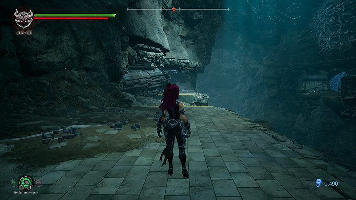 Go to the edge of the precipice and turn left - Nether | Darksiders 3 Walkthrough - Walkthrough - Darksiders 3 Guide