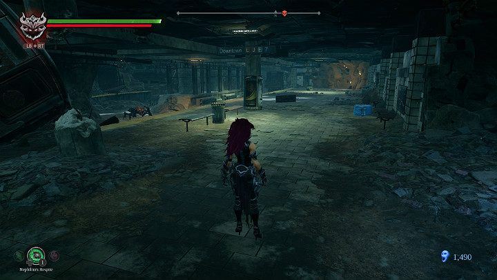 At the metro station, you will find two larger arthropods and two Lurcher Cluster - Nether | Darksiders 3 Walkthrough - Walkthrough - Darksiders 3 Guide