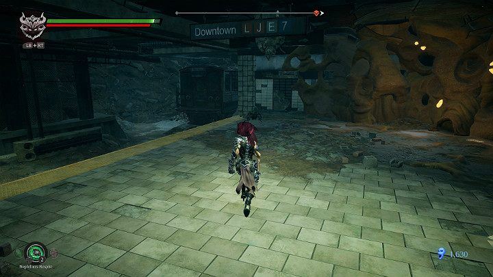 Return to the previous metro room for a small beetle and take it with you - Nether | Darksiders 3 Walkthrough - Walkthrough - Darksiders 3 Guide