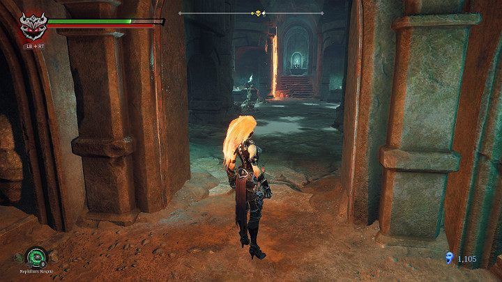 As you enter the next room, you have to watch out for the numerous welcome committee - Hollows | Darksiders 3 Walkthrough - Walkthrough - Darksiders 3 Guide