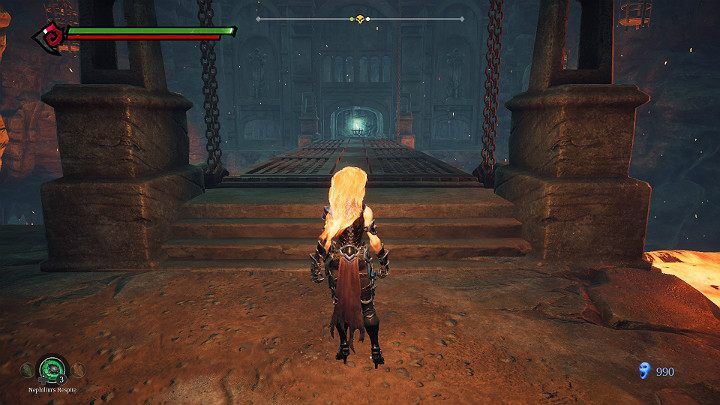 Now you can go further using the bridge - Hollows | Darksiders 3 Walkthrough - Walkthrough - Darksiders 3 Guide