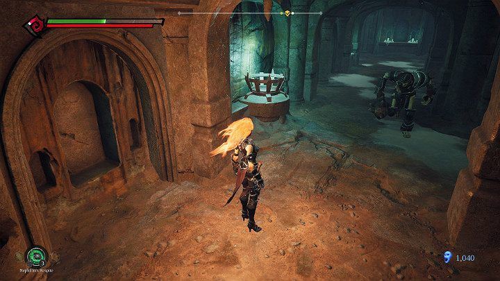 On the other side of the bridge you will meet a new type of skeleton - an armored warrior with a mace - Hollows | Darksiders 3 Walkthrough - Walkthrough - Darksiders 3 Guide