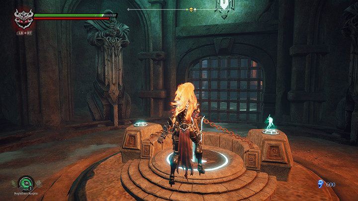 In a small room you will find the first of two swords - Hollows - Catacombs | Darksiders 3 Walkthrough - Walkthrough - Darksiders 3 Guide