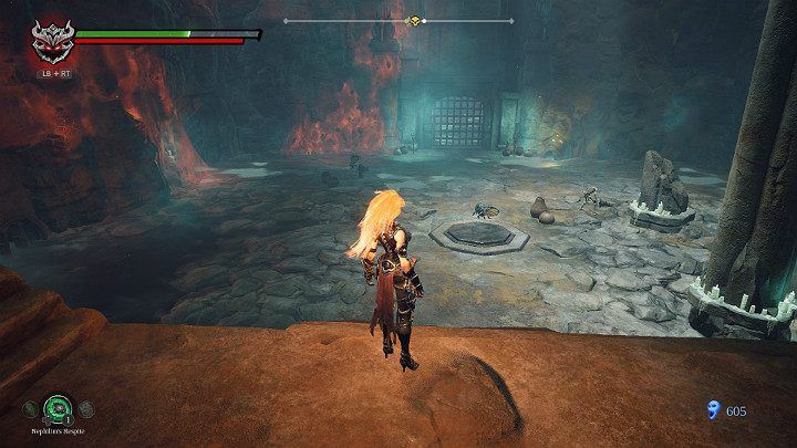 When you return to the main room, first get rid of two opponents - Hollows - Catacombs | Darksiders 3 Walkthrough - Walkthrough - Darksiders 3 Guide