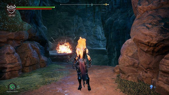 Your task will be to jump between rocky regiments - Hollows - Catacombs | Darksiders 3 Walkthrough - Walkthrough - Darksiders 3 Guide