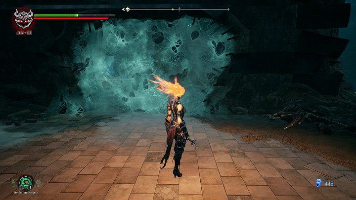 Go to a cobweb that you couldnt destroy before and burn it - Nether part 2 | Darksiders 3 Walkthrough - Walkthrough - Darksiders 3 Guide