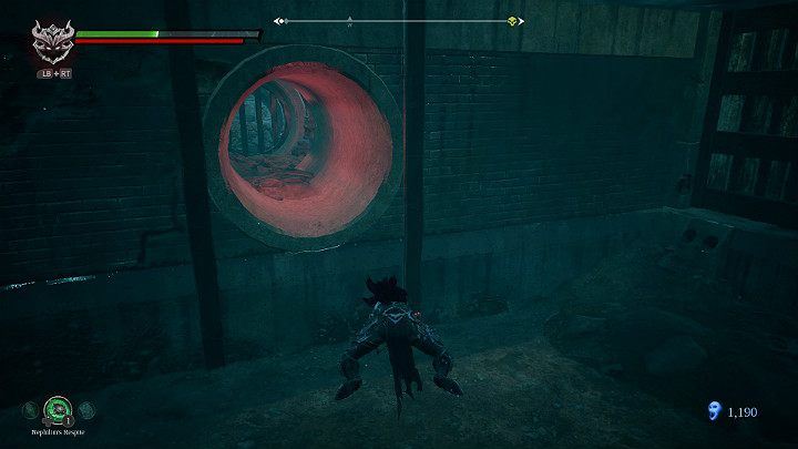 Then flow through a red lighted pipe - Nether part 2 | Darksiders 3 Walkthrough - Walkthrough - Darksiders 3 Guide